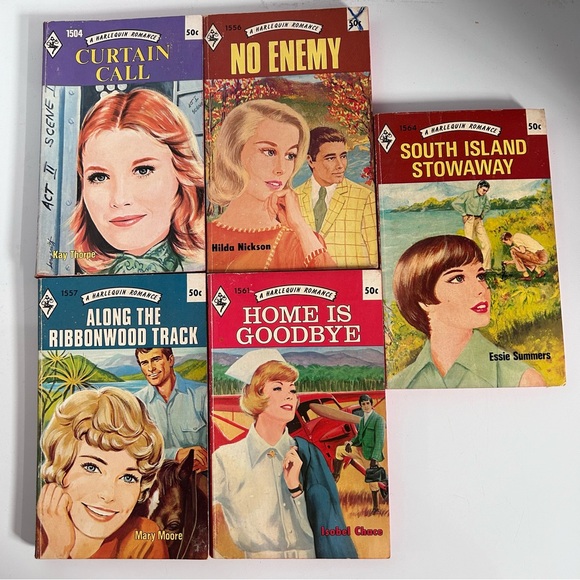 Vintage A Harlequin Romance 10 books collection LOT 7 - Picture 3 of 6